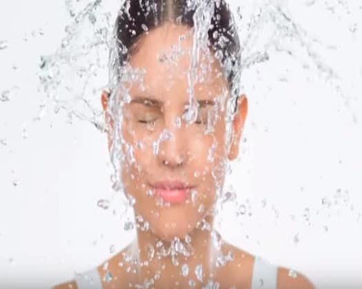 Firming facial wash with oil cleansing